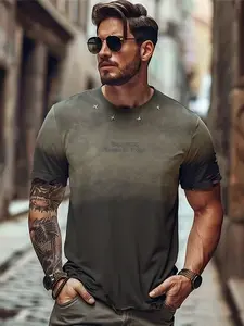 Fashionable Rivet Embroidery Gradient Jacket, Unique Design Washed Outdoorswear, Stylish Small-Batch Brand Outerwear for Women