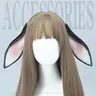 Easter Cute Plush Animal Ear Headband Role Play Prop Rabbit Ears Hair Accessory Handmade Dangle Bunny Hair Band Christmas Halloween Birthday Gift Nightclub Party Costume Party Accessories