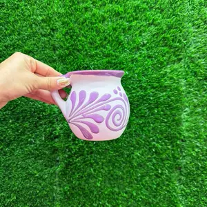 Relieve Mug 355ml color Morado Sets.