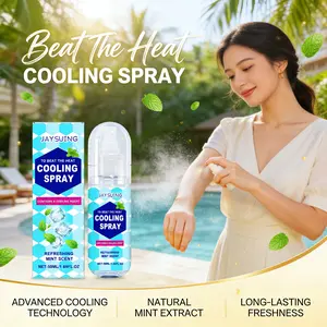50ML Outdoor Cooling Spray, Portable Summer Body Refreshing Mist, Long-Lasting Cool Scent, Essential for Outdoor Travel, Suitable for All Skin Types