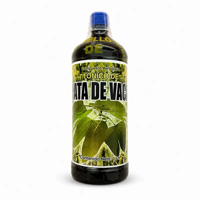 Tónico de Pata de Vaca Herbal Liquid Supplement 1 Liter | Traditional Botanical Formula | 33.8 fl oz (1000 mL)