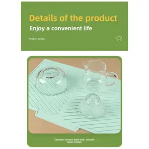 Silicone Heat-Resistant Placemat – Premium Non-Slip Kitchen Sink Cabinet Mat, Waterproof Drain Tray for Protecting Under Sink Cabinets