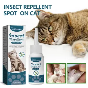 YEGBONG Pet Anti-Flea & Tick Solution – Effective Skin-Cleansing Drops for Cats & Dogs, Eliminates Fleas, Lice & Ticks!