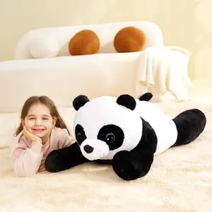 IKASA Giant Panda Stuffed Animal Plush Toy,30" Large Cute Jumbo Soft Toys,Huge Big Size Plushy Fluffy Fat Oversized Plushie,Gifts for Kids Girls