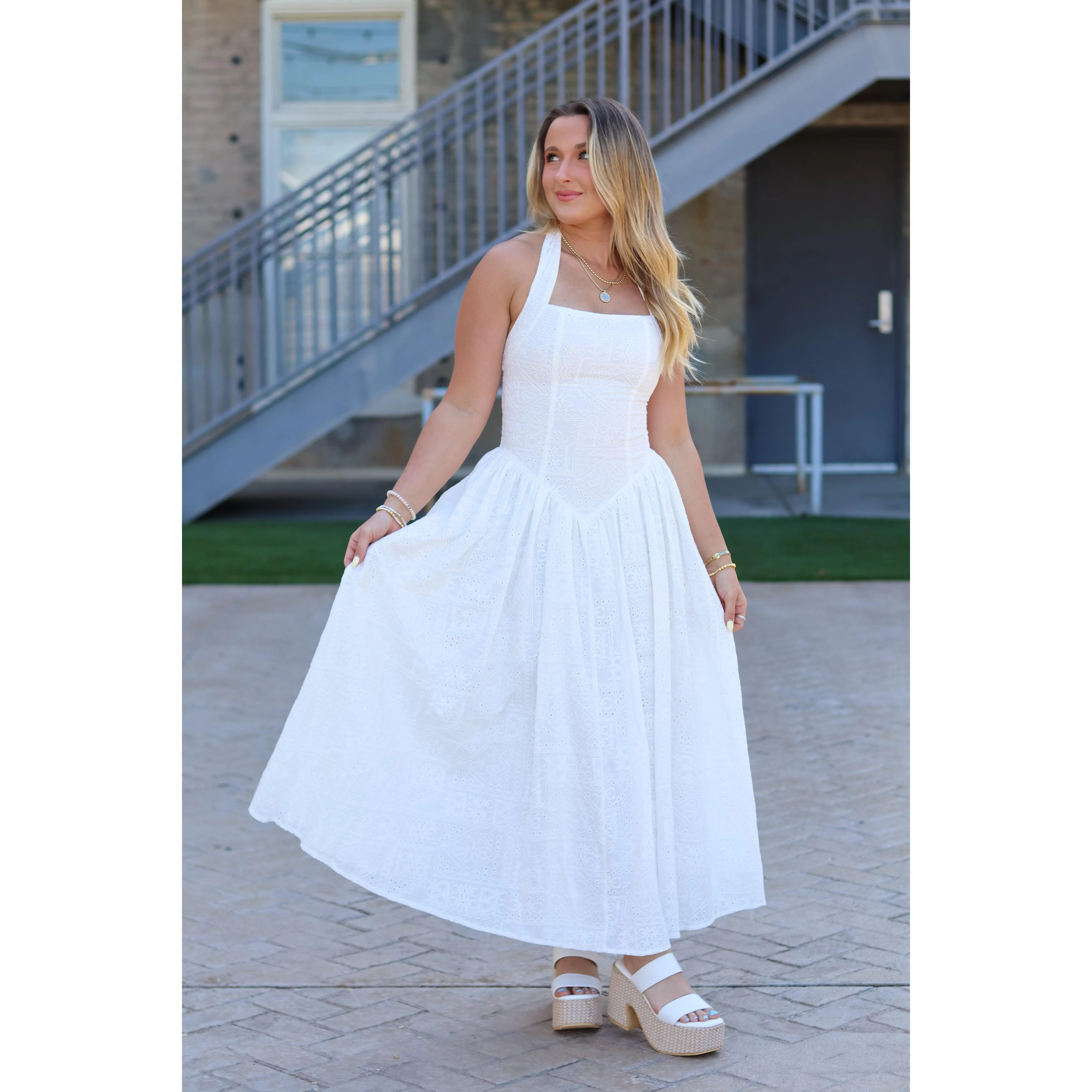 Heidi Halter Midi Dress