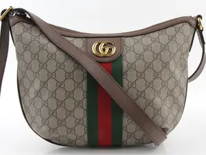 Pre-owned GUCCI Coated Canvas Crossbody Bags Ophidia GG Small Crossbody Bag