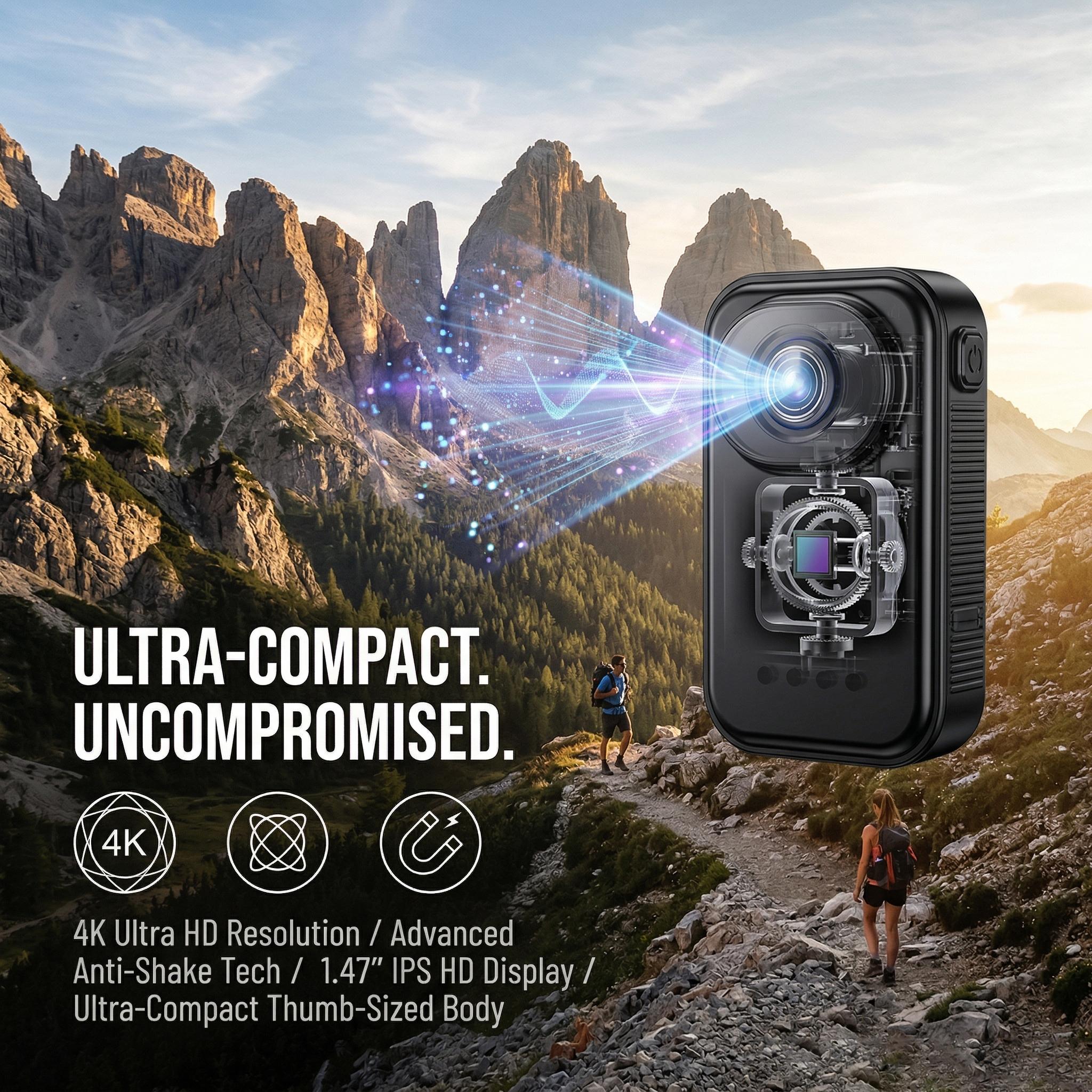 Micro Mini Camera 1080P HD Small Pocket Cam 1.47'' Screen Vintage Video Recorder Action Cam for Sports Travel Study Magnetic Wireless Micro Mini Camera 1080P HD Small Pocket Cam 1.47'' Screen Vintage Video Recorder Action Cam for Sports Travel Study Magnetic Wireless