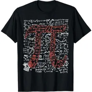 Math Equation Pi Symbol Gift Fun Student Teacher Pi Day T-Shirt