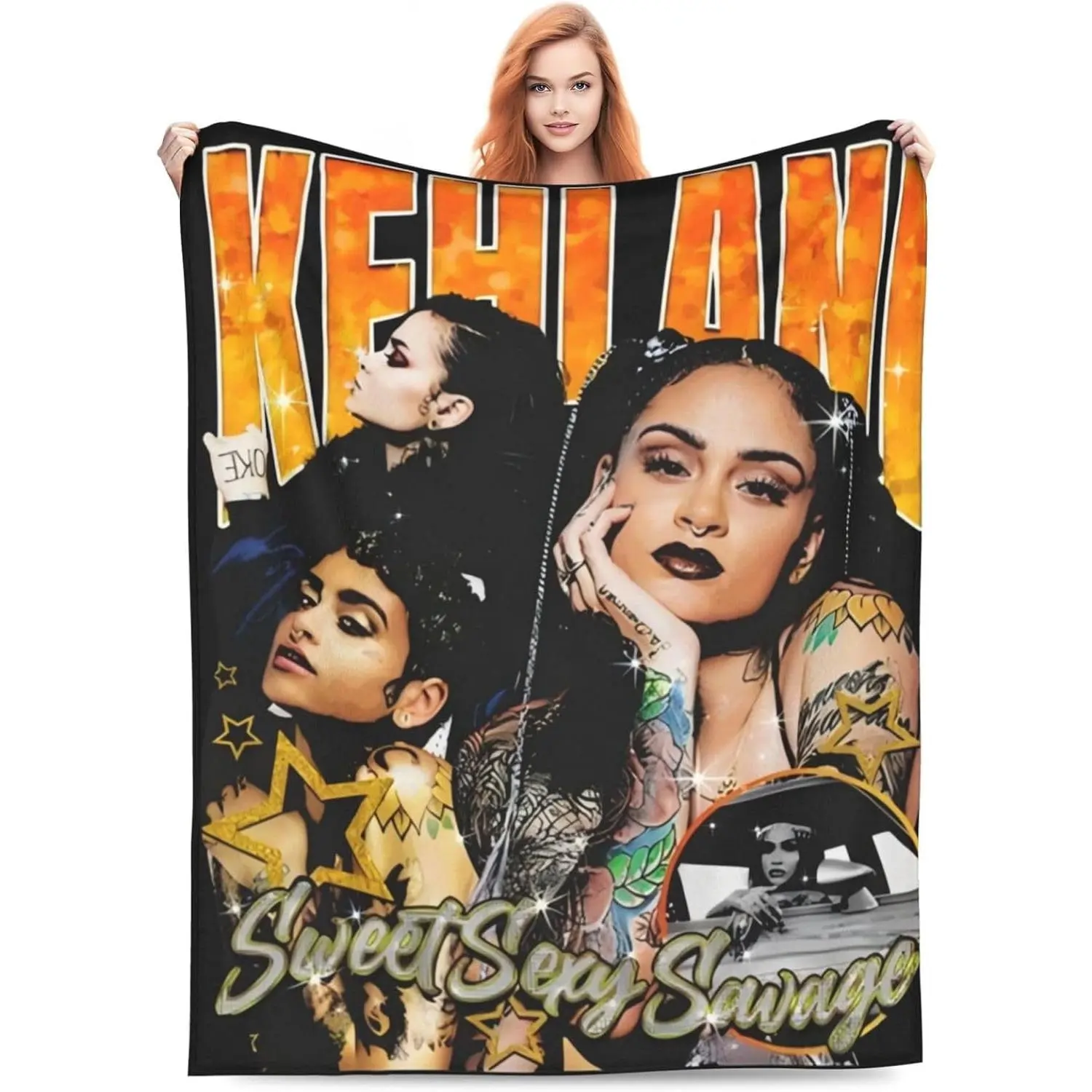 All-Season Outdoor Breathable Lightweight Throw Blanket, 50"x40" for Bedroom, Bed & Sofa Use, Outdoor Blankets, All Season Blankets