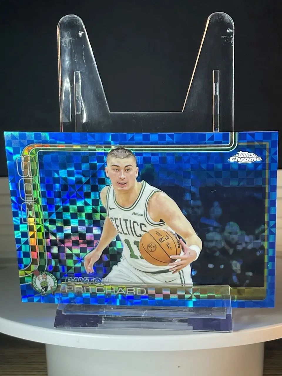 Blue X-Fractor- Payton Pritchard #18 2025-26 Topps Chrome