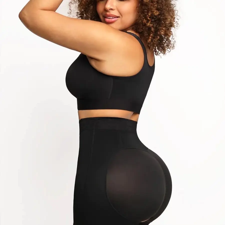 Ultimate support -boning Corset custom fit with tummy compression and butt lift Comfort Lace Shapewear (Bottom Only)  Crotchless
