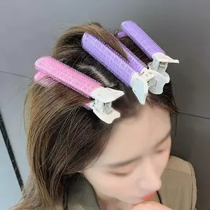 4pcs Elegant Hair Volumizing Clips, Colorful Hair Root Boosting Fluffy Curlers Quick Natural Curling, Instant Hairstyle Enhancer, Easy To Use Home Salon Styling Accessories