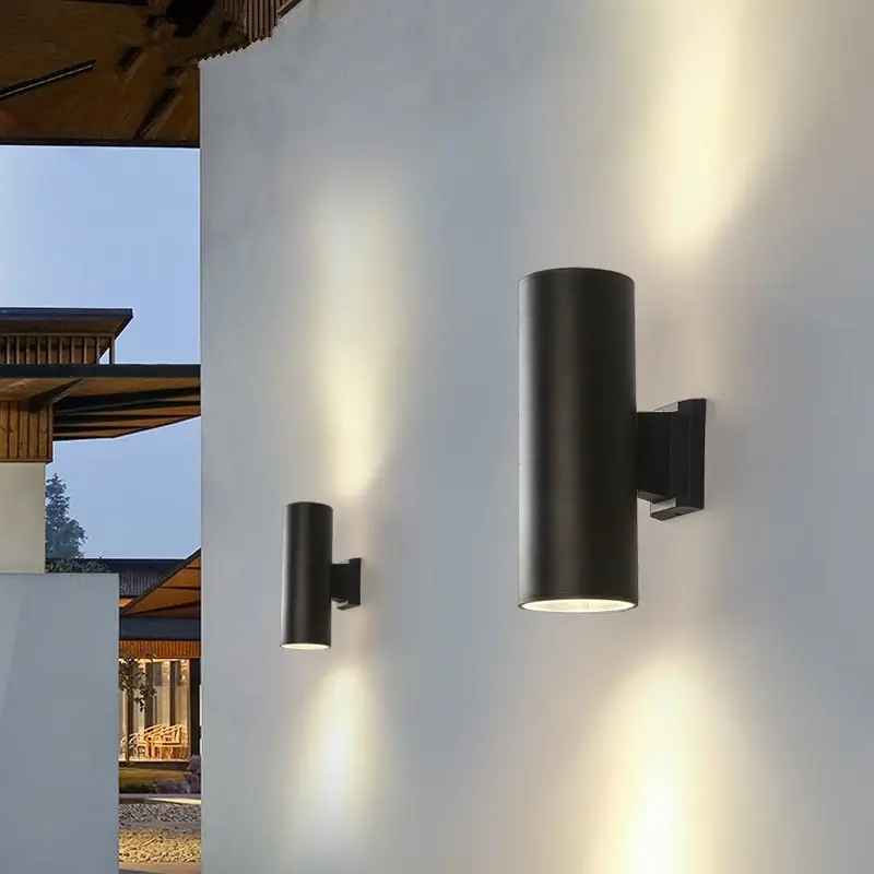 LED Round Wall Light, Outdoor Garden Landscape Decorative Wall Lamp, Suitable for Courtyard, Garden, Pathway, Gate, Patio, Stairs, Festivals, Parties