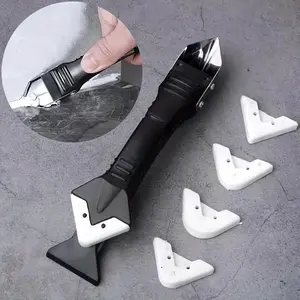 1pc 5 In 1 Caulk Remover Tools Kit, Grout Removal Tool, Sealant Finishing Tool, Glue Angle Scraper Tool For Window, Sink Renovations In Kitchens And Bathrooms