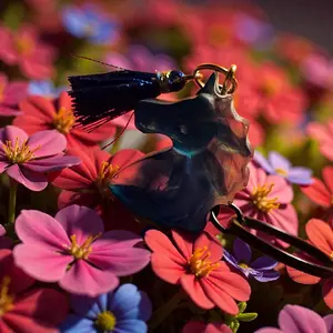 Midnight Mane — Spirit Horse Keychain