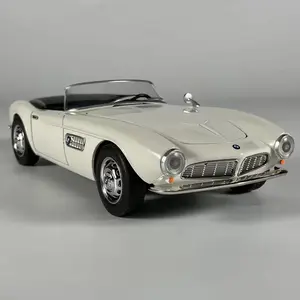 1:24 BMW 507 1950 530LI Vintage Sports Car Alloy Metal Diecast Model Car Home Fashion Desktop Display Decoration Birthday Gift Toy
