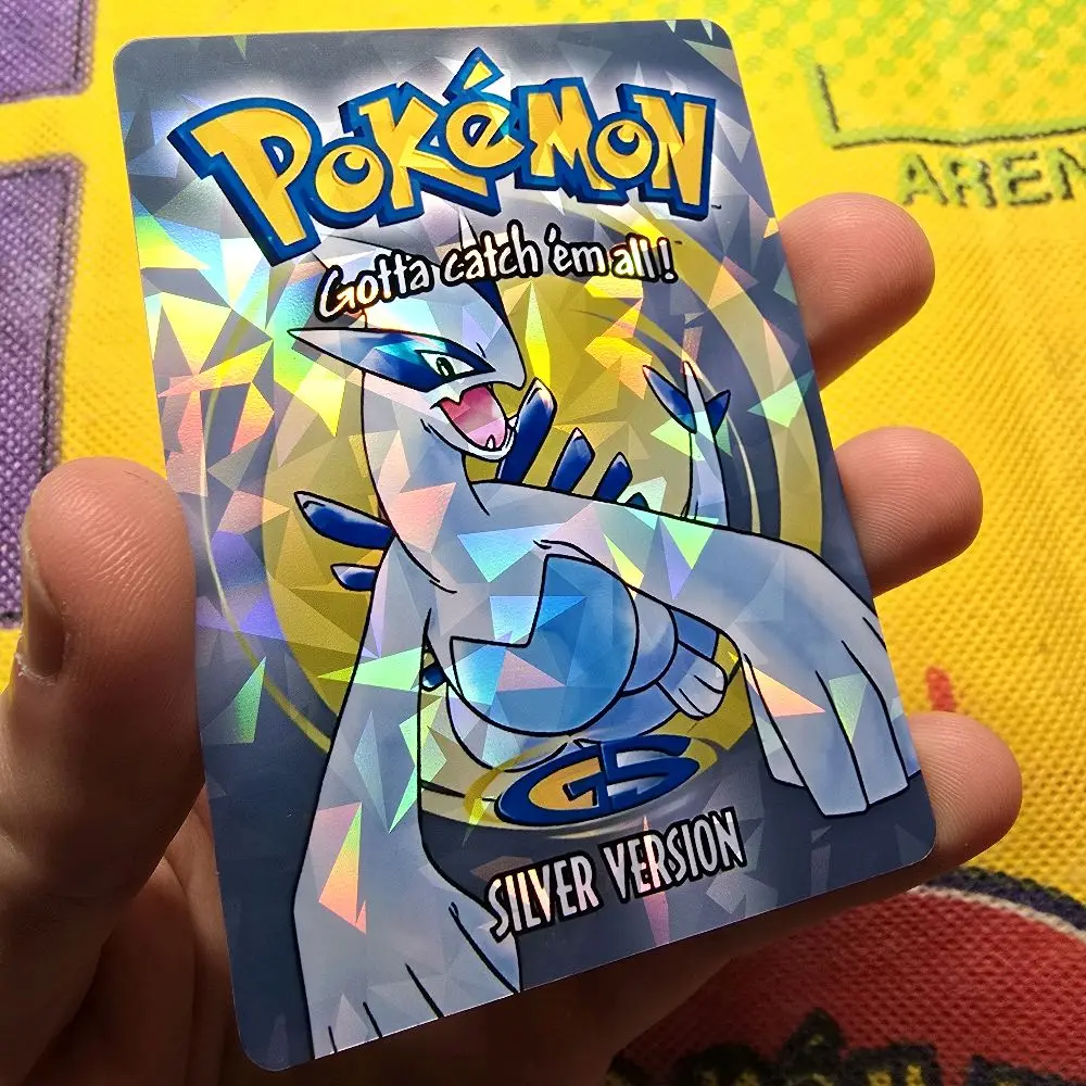Pokemon Silver Game Lugia Art Card Display Fractal Glass Holo Finish Standard Size and Back - TikTok Shop Pokemon Silver Game Lugia Art Card Display Fractal Glass Holo Finish Standard Size and Back - TikTok Shop