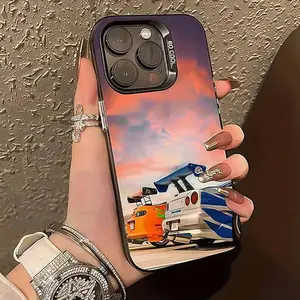 Car Pattern Phone Case, Decorative Phone Protector Cover, Phone Accessories Compatible with iPhone 6 7 8 X XR XS 11 12 13 14 15 Pro Max