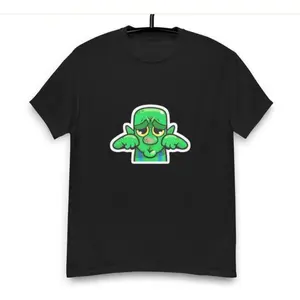 Goblin Crying Emote Graphic Tee Clash Royale Funny Meme Shirt Toxic Gamer Humor T-Shirt Unisex Menswear Womenswear Top Gaming StreetwearFashion Novelty Graphic T Shirt funny tshirt Undershirts Tees Casual Streetwear Classic Plain Men's Women Cotton