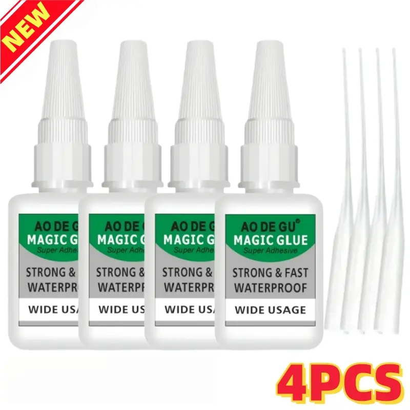 Magic Glue, 2026 New Strong Adhesive, Heavy-Duty Super Welding Glue, Magic Glue Strong & Fast Waterproof,  Fast Drying | Heat Resistant | Waterproof Strong Adhesive, for Wood, Rubber, Leather, Plastic, Metal, Rhinestone Jewelry, DIY Crafts