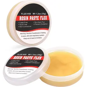 2 Jar Solder Flux, Flux for Soldering, Rosin Soldering Flux Paste for  Electronics Soldering and Soldering DIY (1.2oz/35g in a Jar)