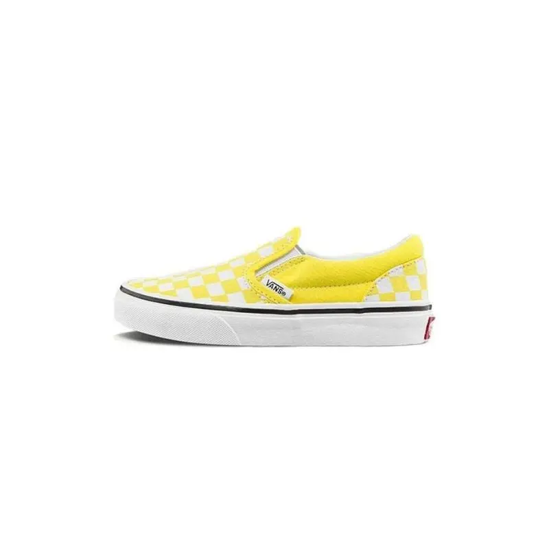 Vans Classic Slip On - Youth Sneakers summerwins, Casual, Shoe, Footwear, Padded, Suede, Rubber, Women, Checkerboard, Elastic Band, Shoes