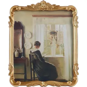 Picure Frames 8x10 Antique Victorian  Bronze Picture Frames for Tabletop and Wall Mount Ornate Retro  Decor Gallery Wall Art(8x10 inch)