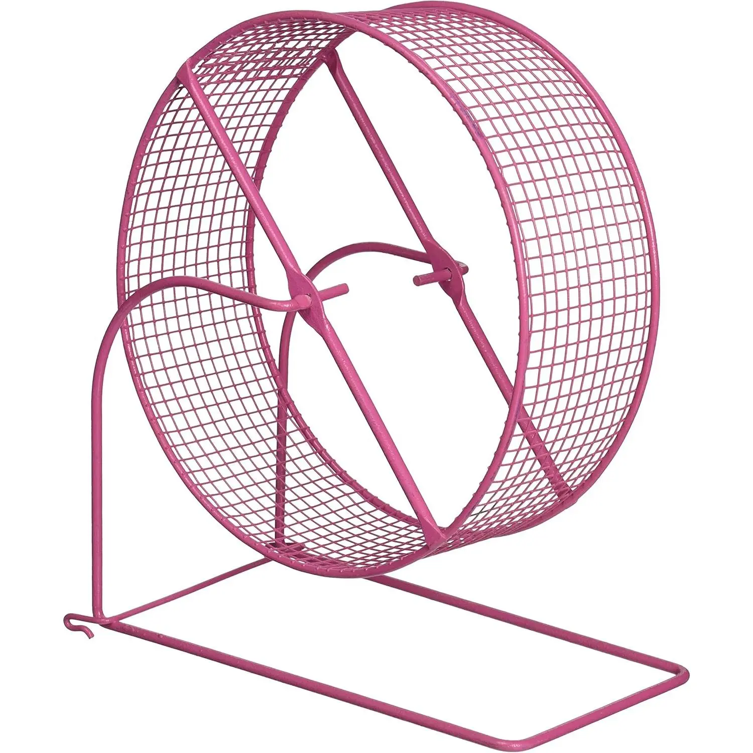 Wire Mesh Hamster/Gerbil Wheel Toy for Small Animals, 8-Inch, Colors Vary