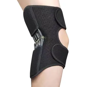 Spring-Powered Knee Support Brace - Boost Joint Assistance for Stairs, Squats & Daily Mobility - Ergonomic Patella Support with Adjustable Straps for Elderly & Active Adults