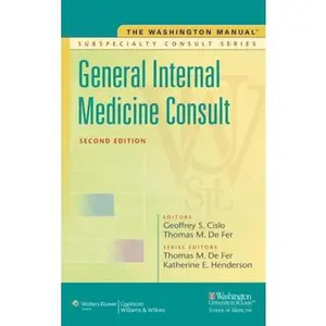 USED-The Washington Manual General Internal Medicine Consult (Washington Manual Subspecialty Consult) by Washington University School of Medicine Department of Medicine (Paperback)