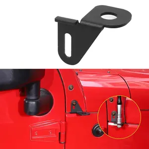 For 2007+ Jeep Wrangler JK JL Side A-pillar Corner Antenna Mounting Bracket