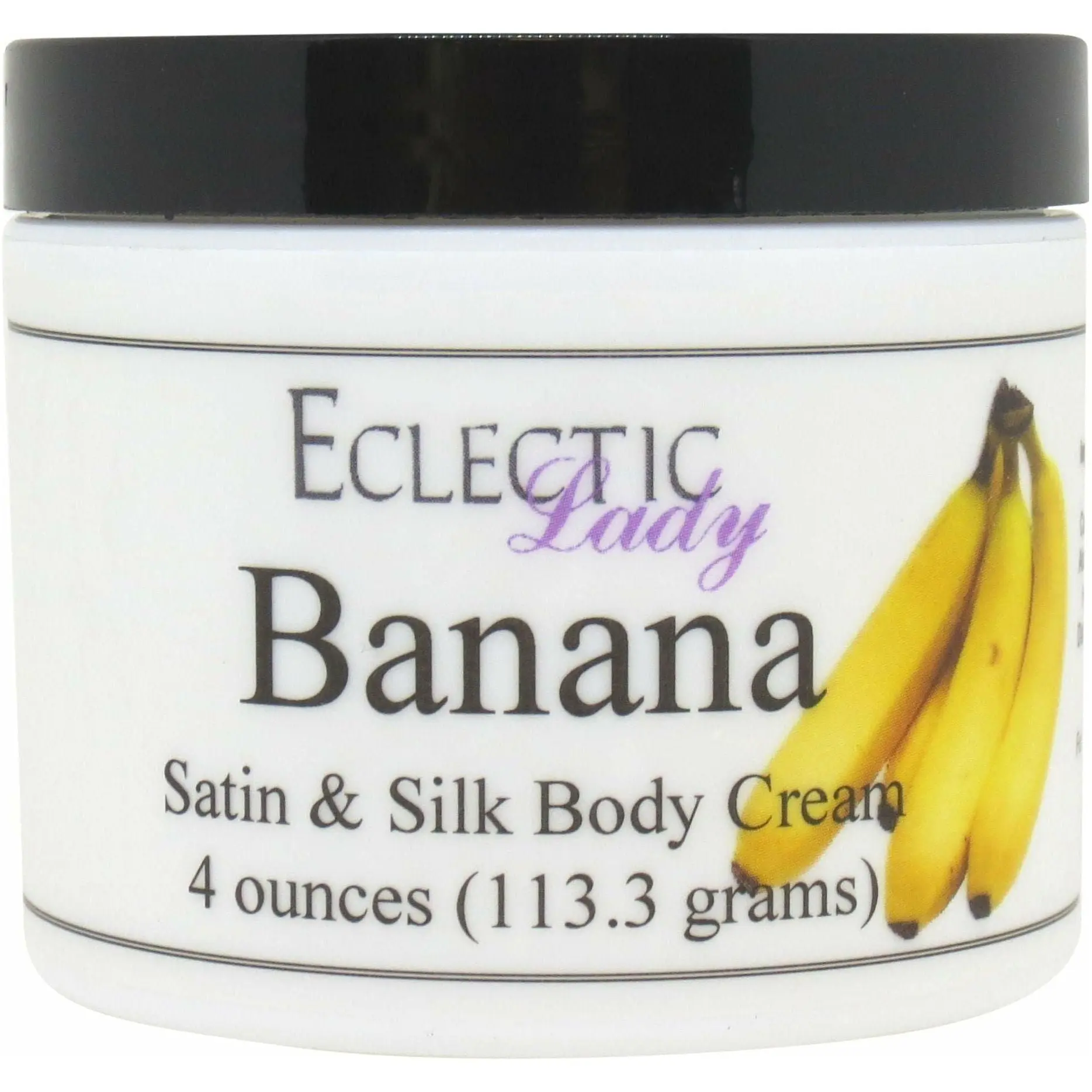 Banana Satin and Silk Cream,  Body Cream, Body Lotion