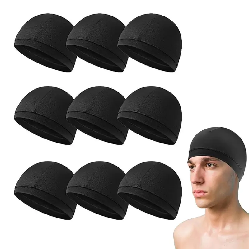 3 Pack Under Helmet Skull Caps – Cooling, Sweat Wicking, Breathable Liner For Cycling & Motorcycle