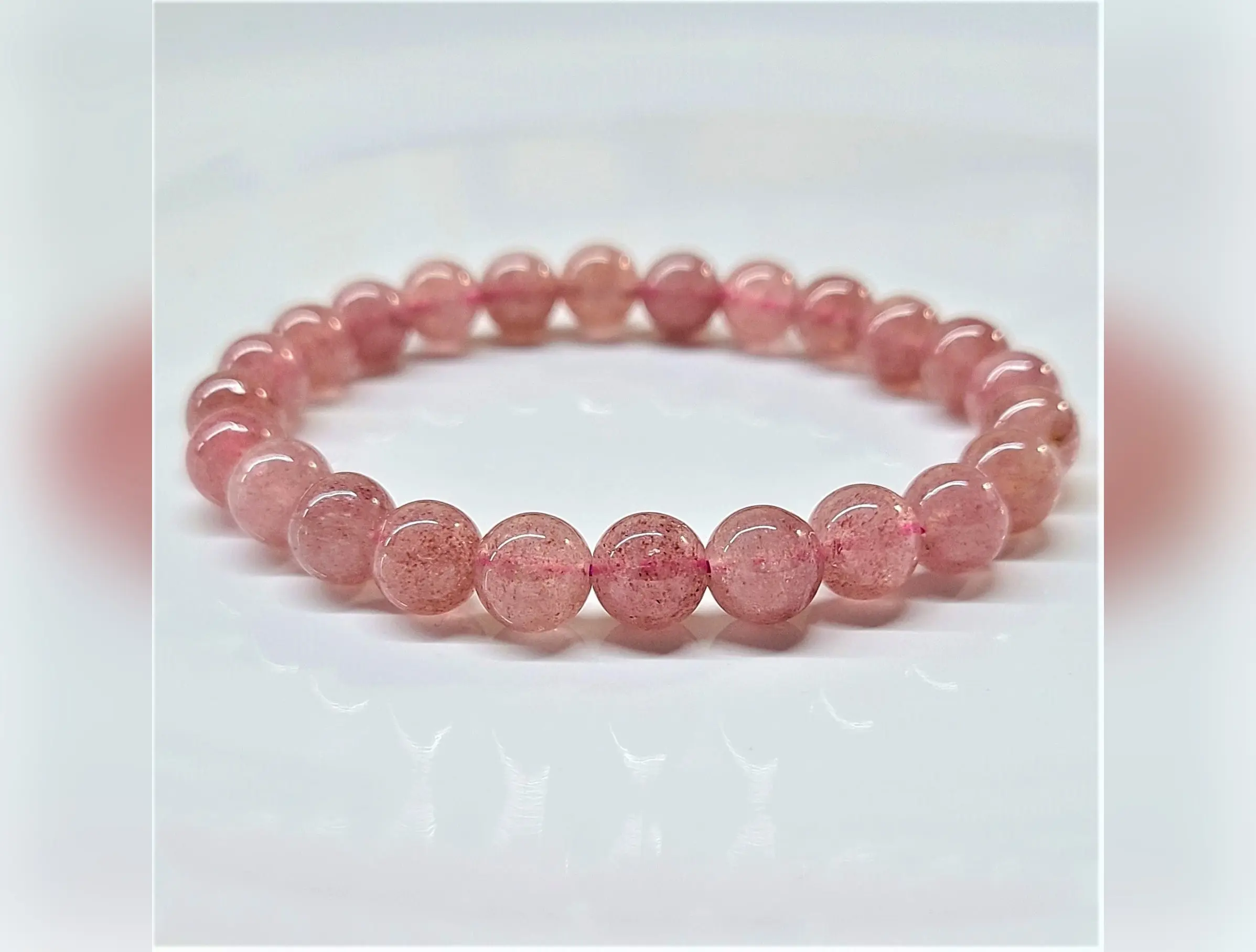 Strawberry Quartz Bracelet