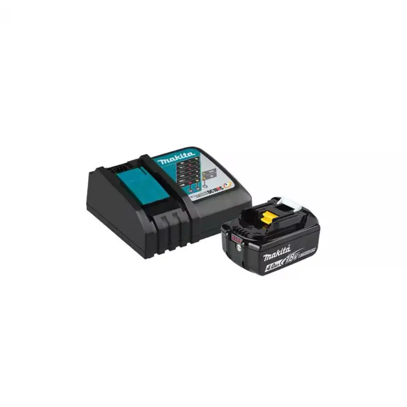 Makita 18V LXT Lithium-Ion 4.0Ah Battery Pack with Rapid Optimum Charger & Fuel Gauge Starter Kit for Cordless Tools