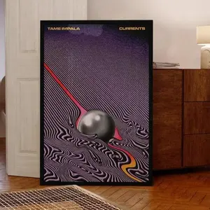 Tame Impala Currents Art Print on Premium Glossy Photo Paper 16x24 Inches UnPoster Print Paper Unframe Decorative Poster for Wall or Gift