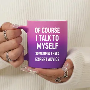 11oz I Take To Myself Ceramic Mug, 1 Count Funny Coffee Mug, Handheld Mug for Home School Office Use, Gift for Friend, Birthday Gift