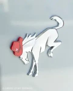 3D Printed Red Cowgirl Bronco Hat