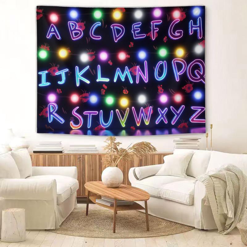 Home Decor With Quirky Stories, Creative Letter Lights, Patterned Tapestries, Fashionable Room Flags, Unique Wall Art In Living Rooms And Bedrooms, Suitable For High-End Decoration In Various Places