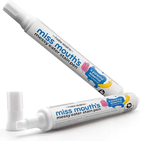 Miss Mouth's Messy Eater Stain Treater Pen - 2 Pack To Go Instant Stain Remover Pen