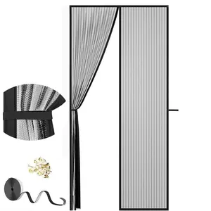 Magnetic Screen Door, Self-sealing Hands-free Mesh Door Screen, Pet and Baby Friendly Screen Door, Screen Door for Home