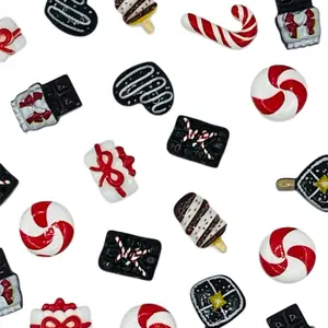 Christmas Sweet Mix Mini Charms for DIY, No Hole, Nail Art, Nail Charms, Hobbies-20ML