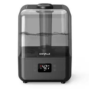 MORENTO Cool Mist Humidifier for Bedroom, 4.5L Large Capacity, 50Hrs Long-Lasting, 3 Mist Levels, Aromatherapy, Top-Fill Design, Detachable Water Tank