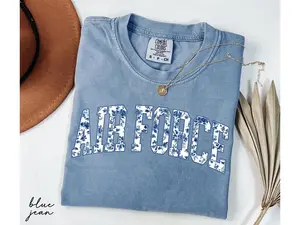 Comfort Colors Air Force Shirt, Military Graduation Gifts, Proud Airman Family Tee, Air Force Wife Gift, Air Force Mom Shirt, USAF Outfit