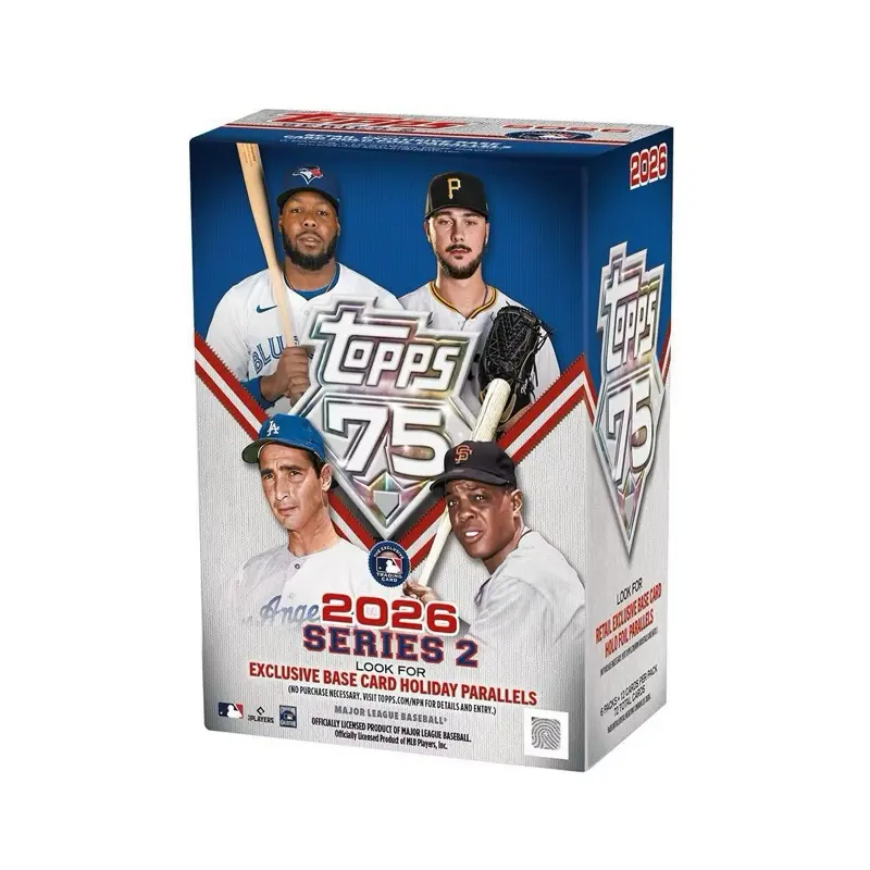 Topps MLB Series 2 Baseball Trading Card Value Box 2026 Topps MLB Series 2 Baseball Trading Card Value Box 2026