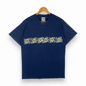 Rare!! Vintage 90's T&Amp;C Surf Designs Hawaii Flowers Surfing T Shirt Large Size Relaxed Cotton Tee