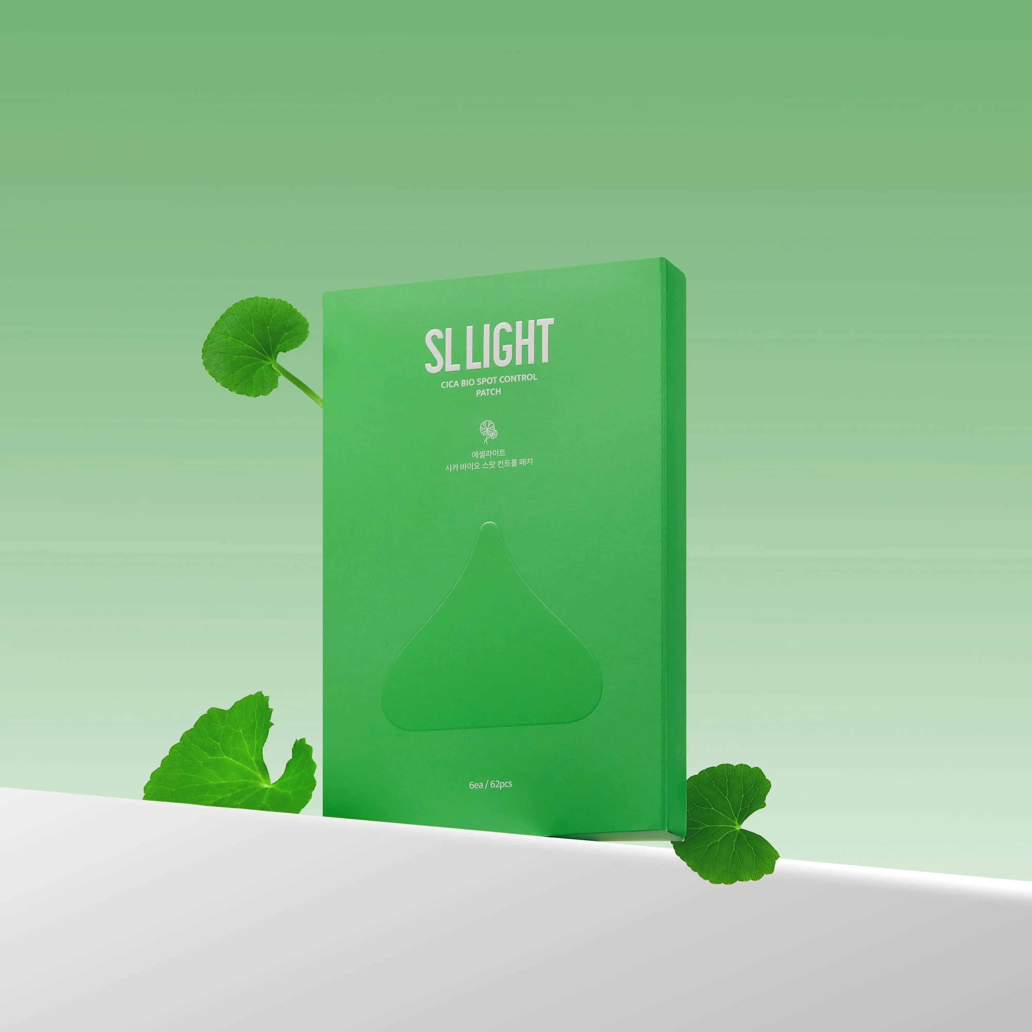 SLLIGHT Cica Bio Spot Control Patch (1 Box, 62pcs) | Soothing Acne Patch for Redness & Blemishes | With Cica, Niacinamide & Tea Tree | Gentle for Sensitive Skin | Korean Skincare