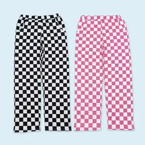 Adult women checkered pants