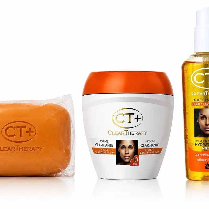 Ct+ set of 3 Cream , oil and soap with carrot oil