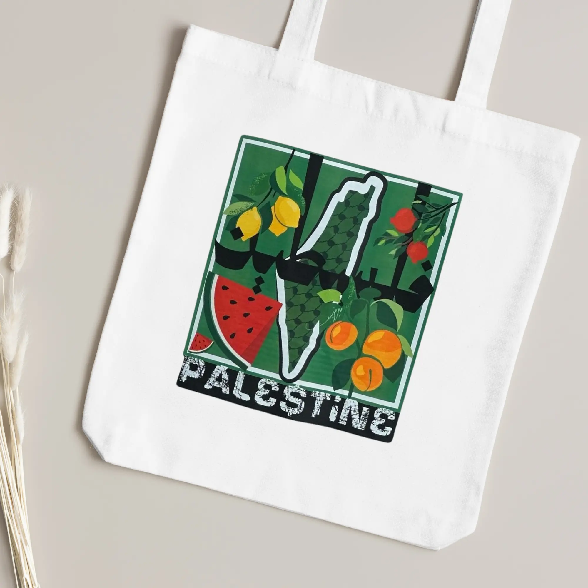 Free Palestine Tote Bags, Palestine Tote Bags, Keffiyeh Tote, Palestine Fruits Tote Bag, Cute Tote